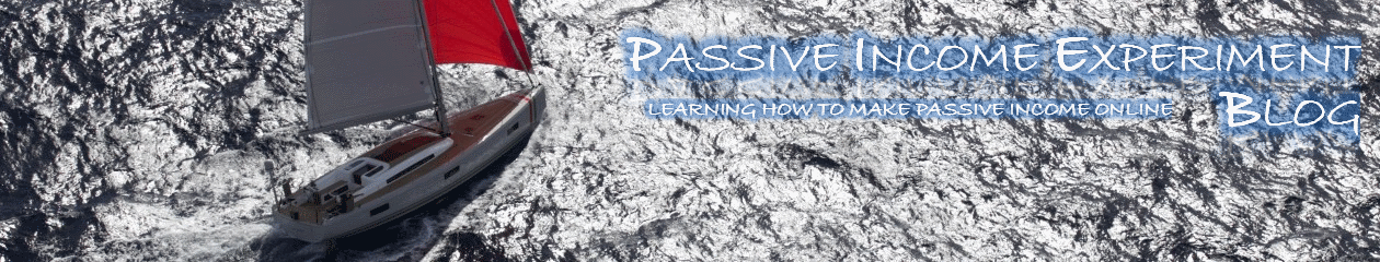 passive income experiment blog